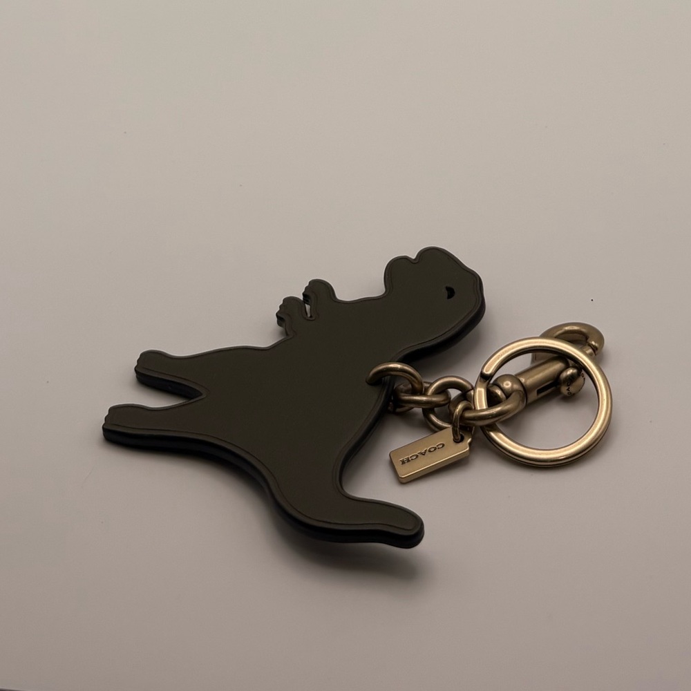 Coach Rexy Leather Dinosaur Keychain/ Bag Charm